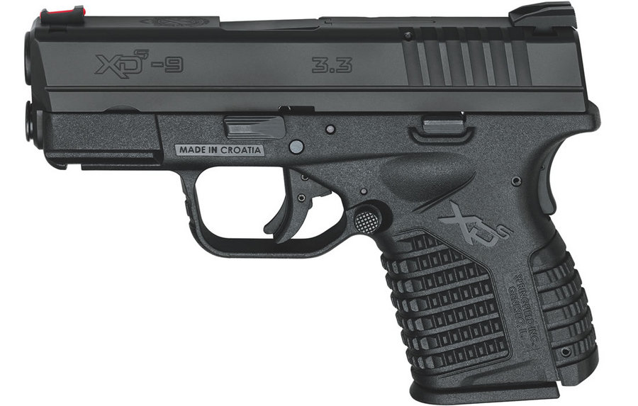 XDS 3.3 Single Stack 9mm Black