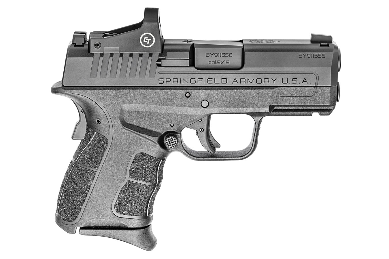 XDS Mod.2 OSP 3.3 9mm Black Single Stack Pistol w/ Crimson Trace CTS-1500 Red Dot