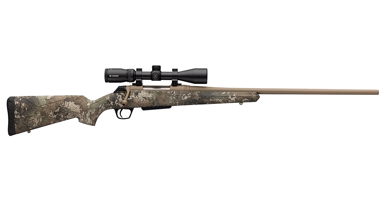 XPR Hunter 300 Win Mag Bolt-Action Rifle with True Timber Strata Camo Stock and Vortex Crossfire II Scope