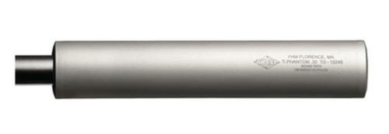 YHM Yankee Hill Machine Titanium Q.D. Phantom .30 Caliber Suppressor With Flash Hider Mount 8.5 Inches Black Matte Finish 9/16-24 TPI – All NFA Rules Apply