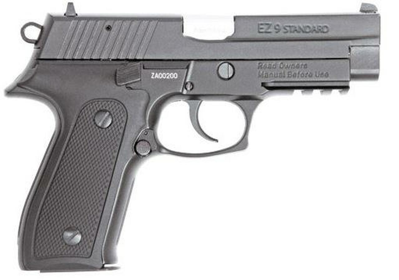 Zastava EZ-9 Full Size, 9mm, Polymer Grips, Blued Finish, 15 Round