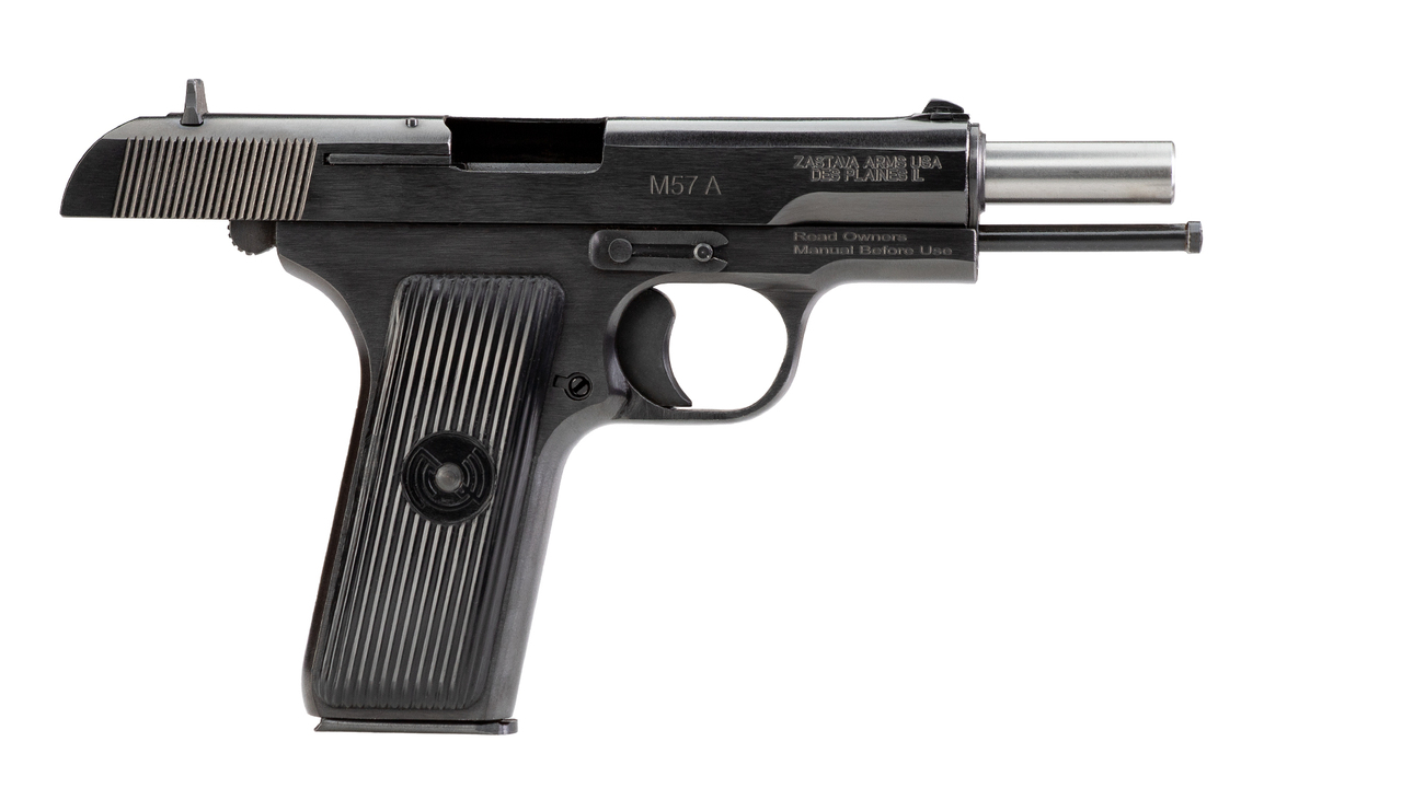 Zastava M57A 7.62 Tokarev, 4.5″ Barrel, Blued Finish, 9rd Mag