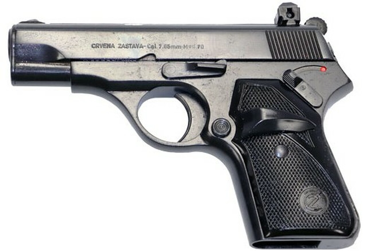 Zastava M70 .32 ACP, Arsenal Refurbished Military/Police Surplus, 3.5″ Barrel, Black, 8rd