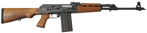 Zastava ZPAPM77 308 Winchester, 19.7″ Threaded Barrel, Battleworn Beechwood Furniture, Black 1.5mm Bulged Trunnion Rec, 20rd