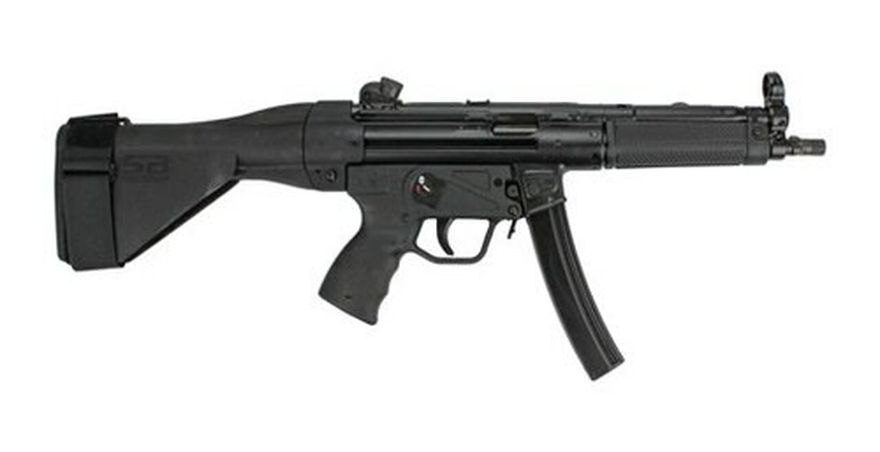 Zenith MKE Z-5RS HK MP5 9mm 9″ Barrel, SB Tactical Brace 30rd Mag
