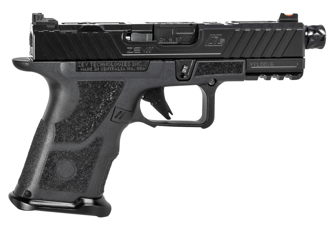 ZEV O.Z-9 Compact 9mm, Black Polymer Grip, Threaded, 19rd