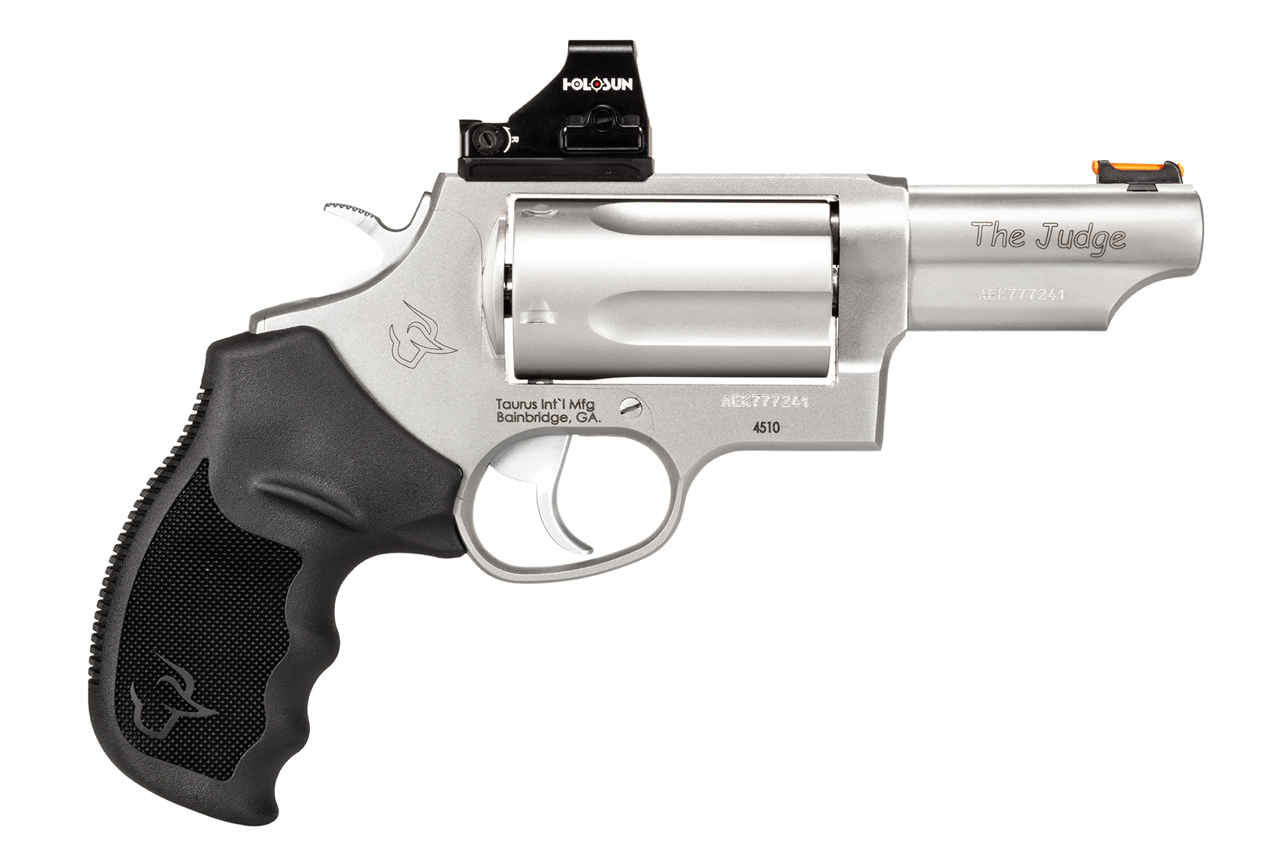 Taurus Judge T.O.R.O. 45Colt/410 Bore DA/SA Optic Ready Stainless ...