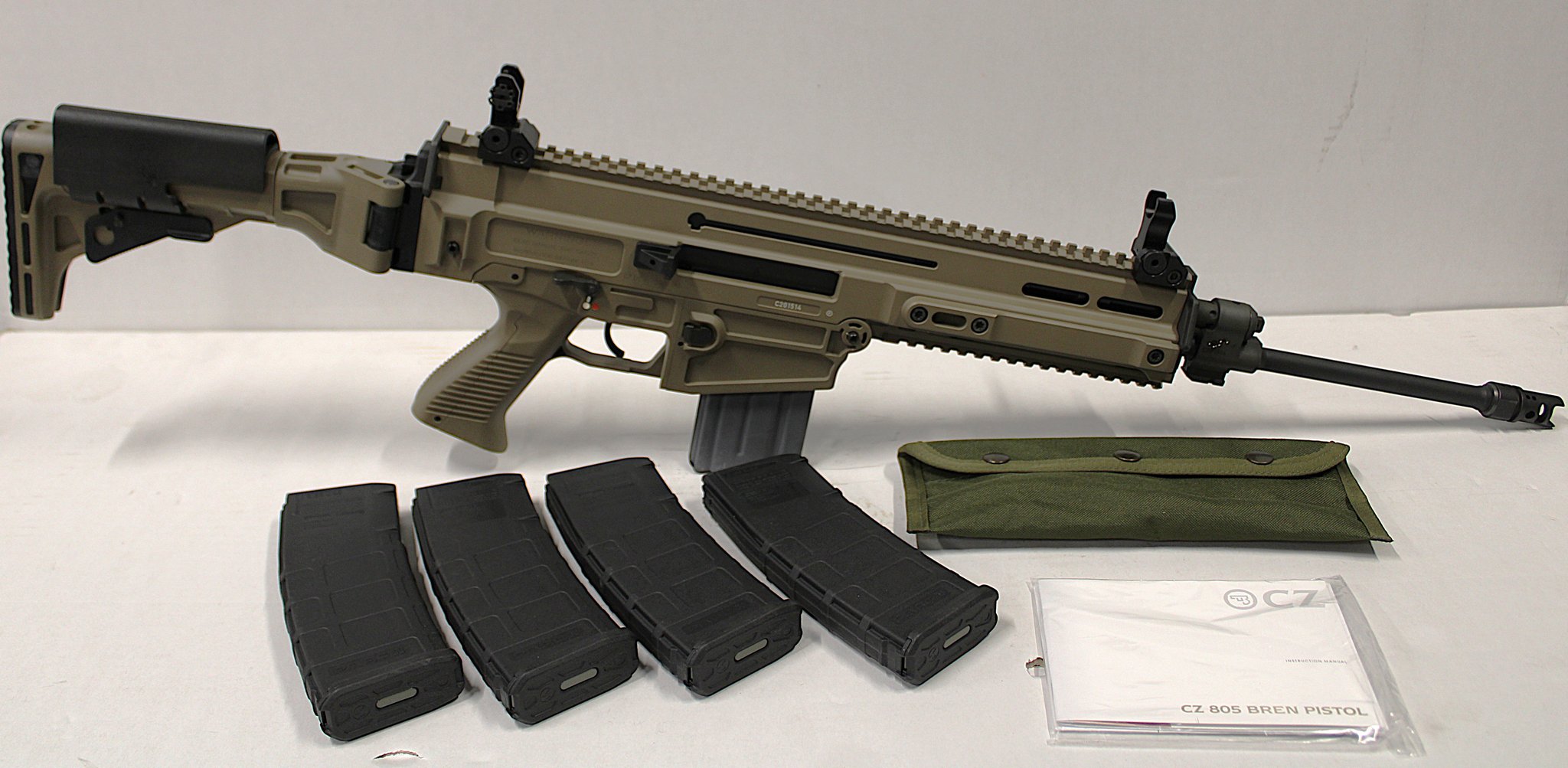CZ-USA CZ 805 Bren S1 Carbine Flat Dark Earth