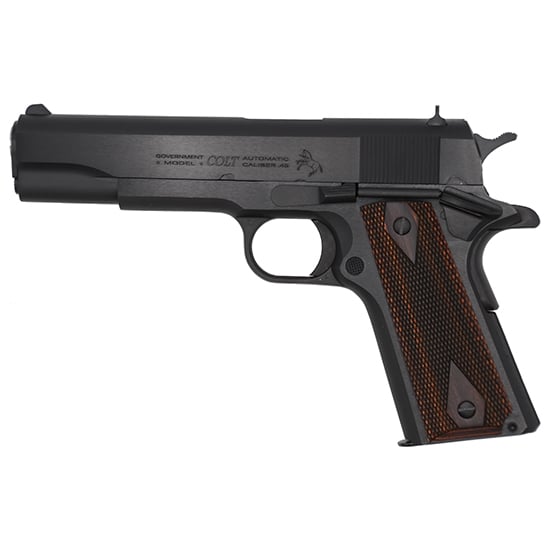 Colt 1911 Government 38 Super Semi-Auto Pistol with Blued Finish and