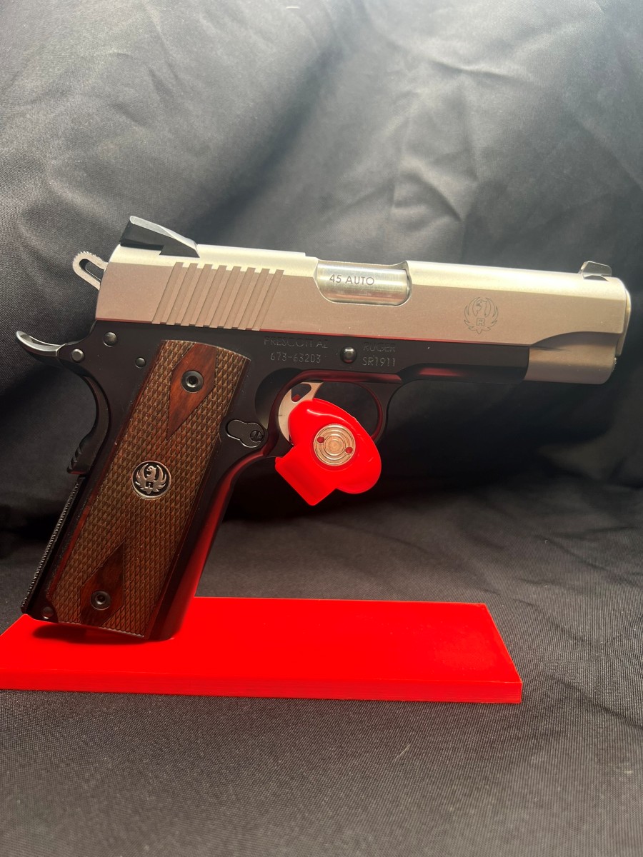 Ruger SR1911 Commander 45 ACP 9-Round Semi-Auto Pistol with Purple