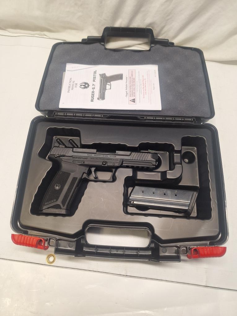 Ruger Ruger-57 5.7x28mm Full-Size Pistol with Davidsons Dark Earth