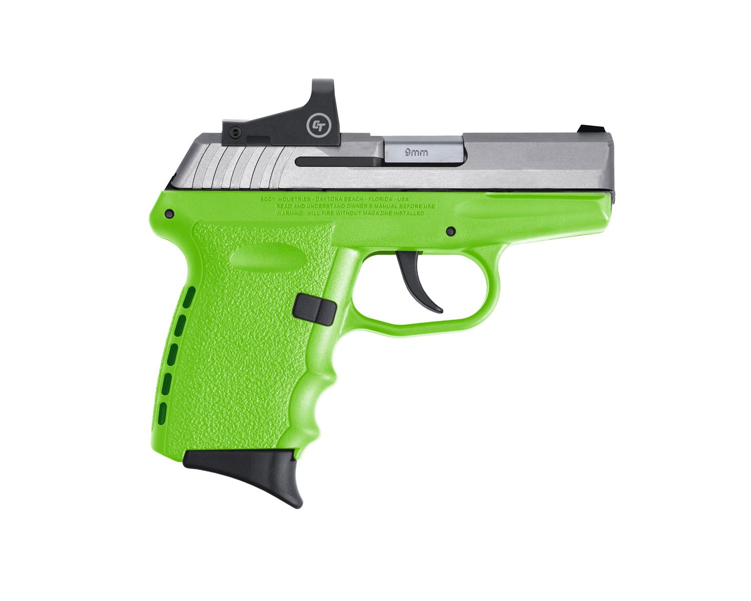 SCCY CPX-2 9mm Pistol with Dark Earth Frame and Red Dot