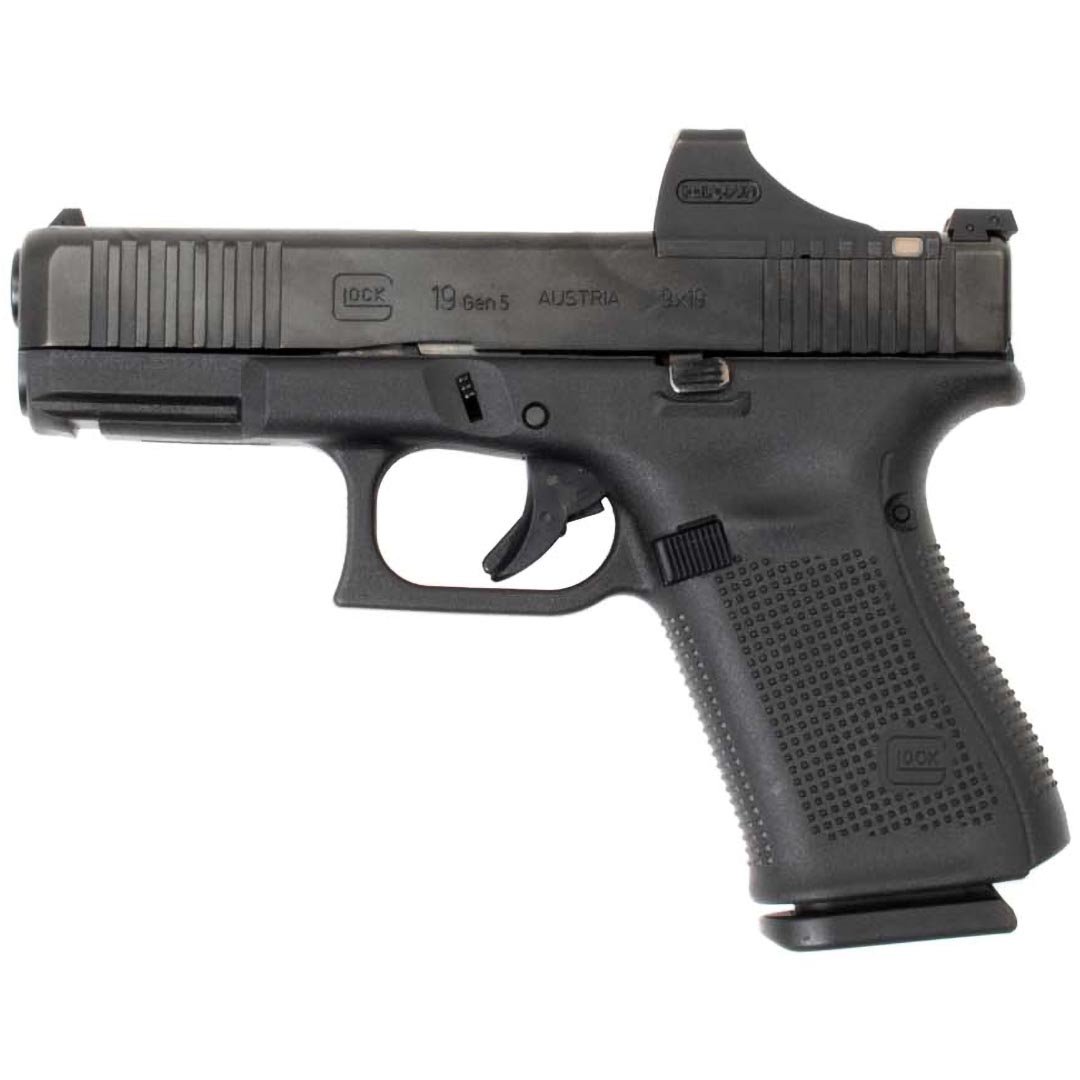 Glock 19 Gen5 MOS 9mm 15-Round Pistol (Made in USA)