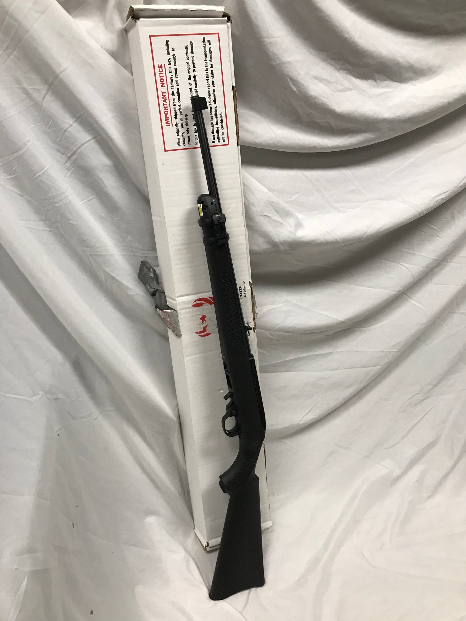 Ruger 10/22 22LR Rimfire Carbine with Gray Synthetic Stock
