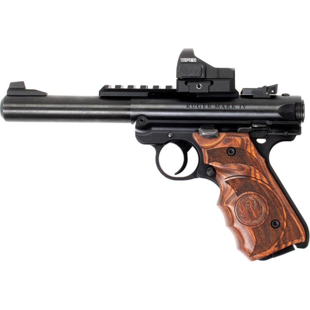 Ruger Mark IV Target .22 LR Semi-Auto Rimfire Pistol - 5.5" - Blue