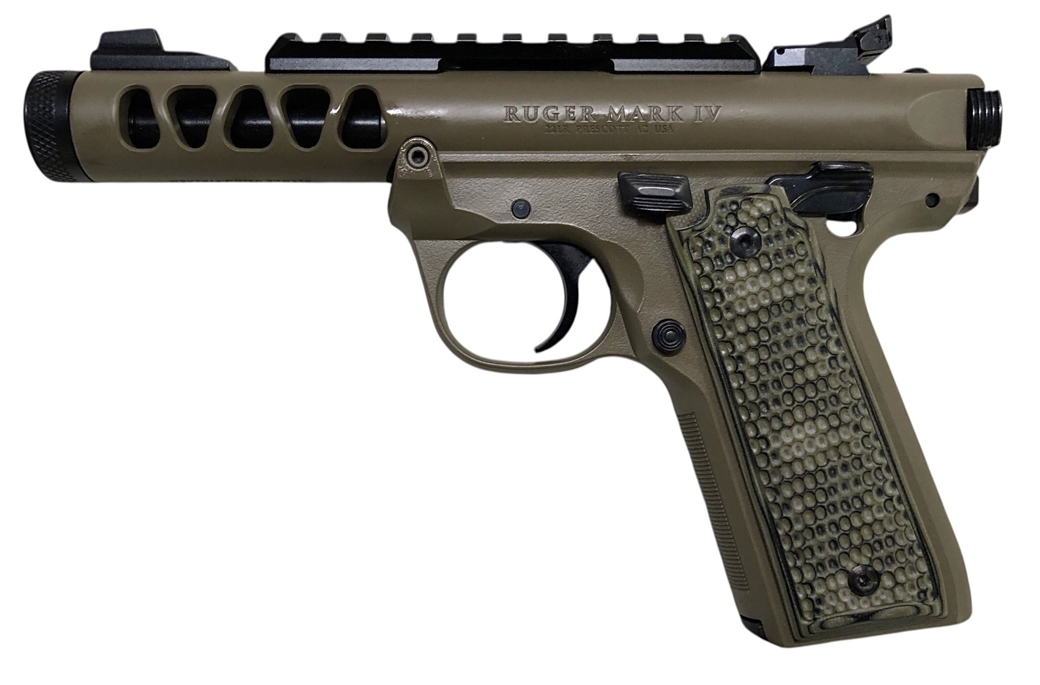 Ruger Mark IV 22/45 Lite, Semi-Automatic, .22LR, Rimfire, 4.4" Barrel