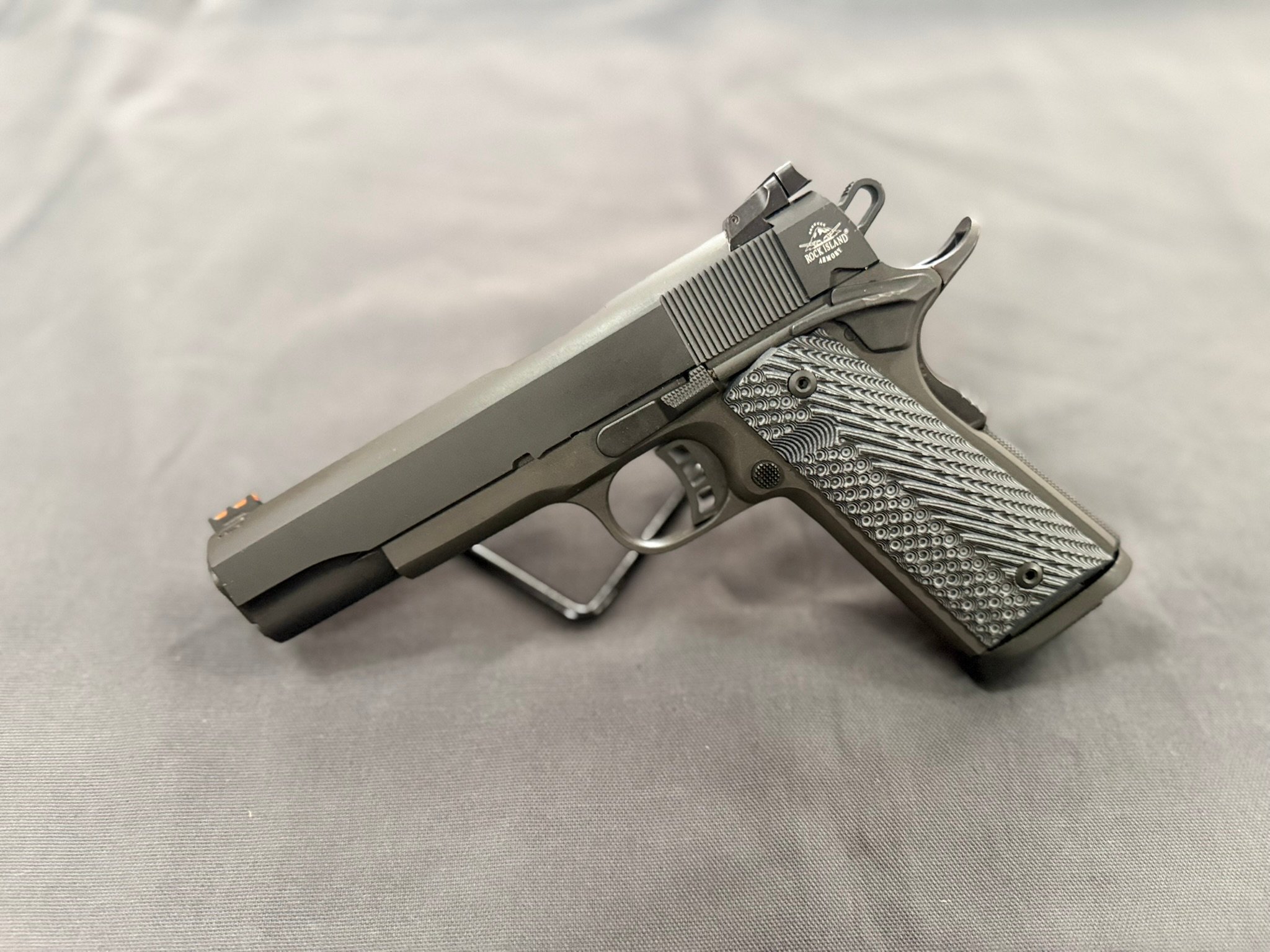 Rock Island Armory 1911 Rock Ultra FS Fiber Optic 45 ACP Full-Size 8