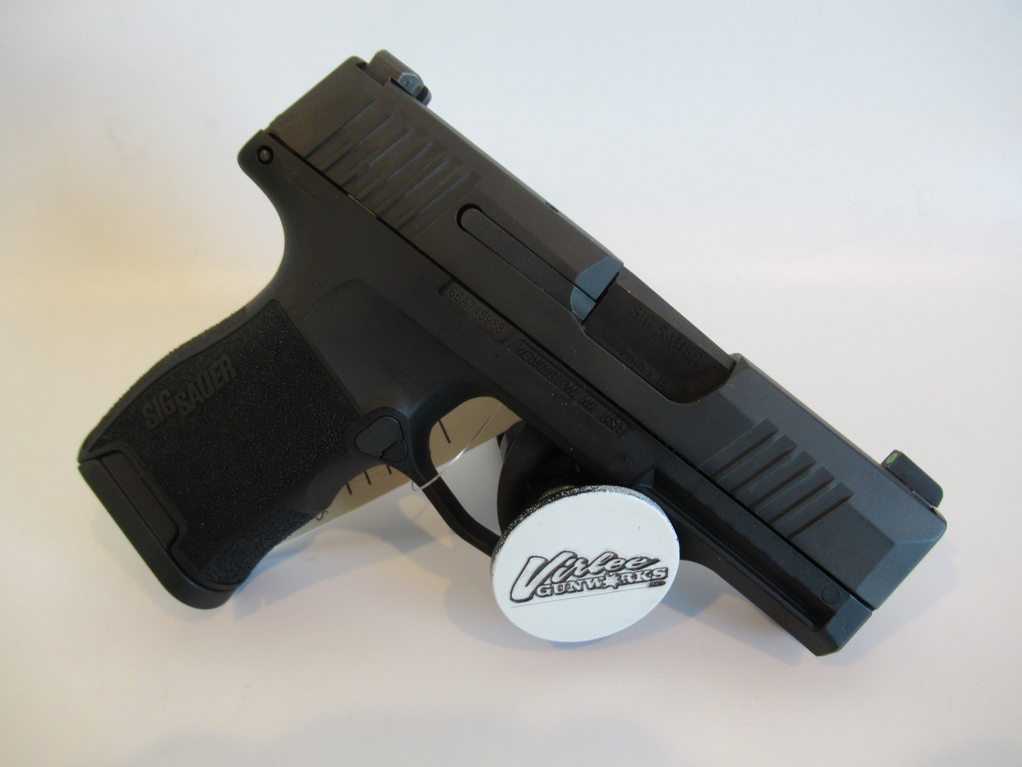Sig Sauer P365 Micro Compact 9mm Pistol with Robins Egg Blue Cerakote