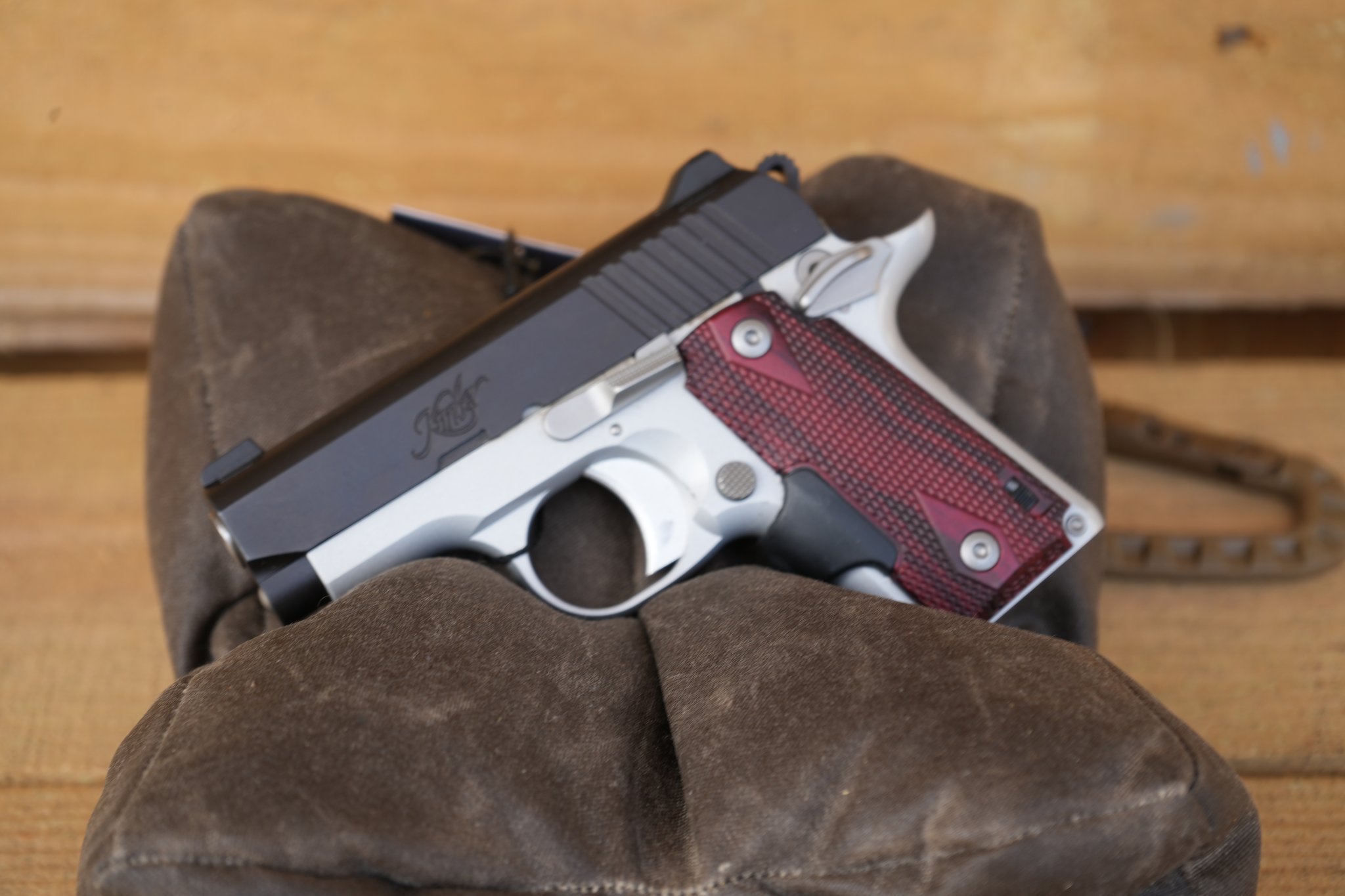 Kimber Micro 9 9mm Matte Black Carry Conceal Pistol with Green Fiber