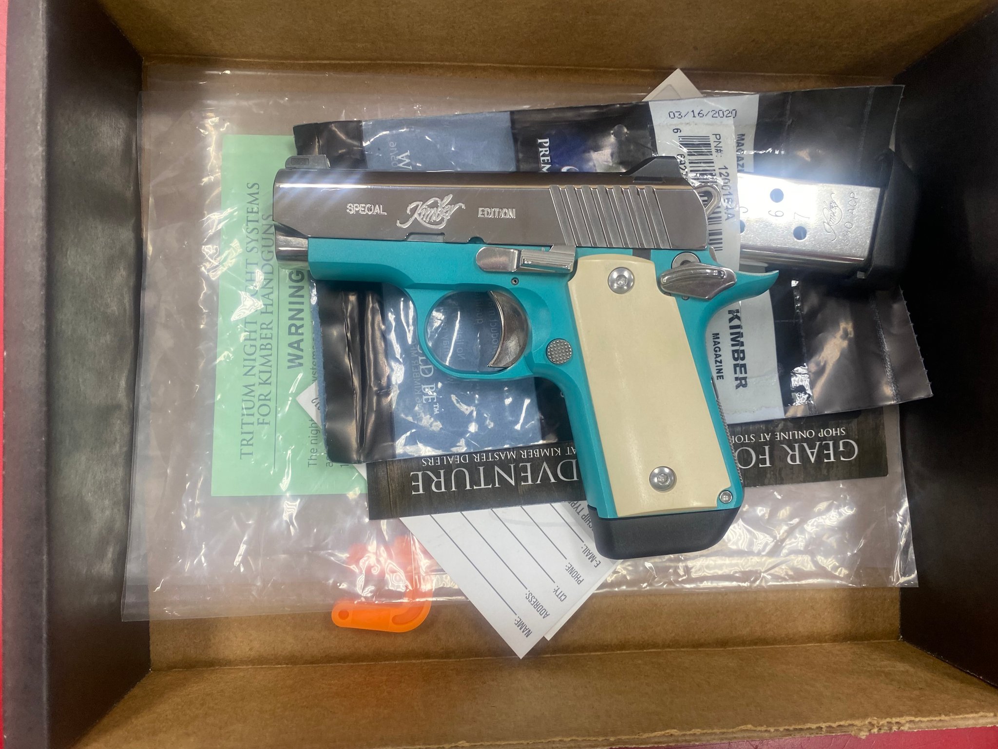ARMSLIST - For Sale: Kimber micro 9 Bel Air special edition 9mm Luger