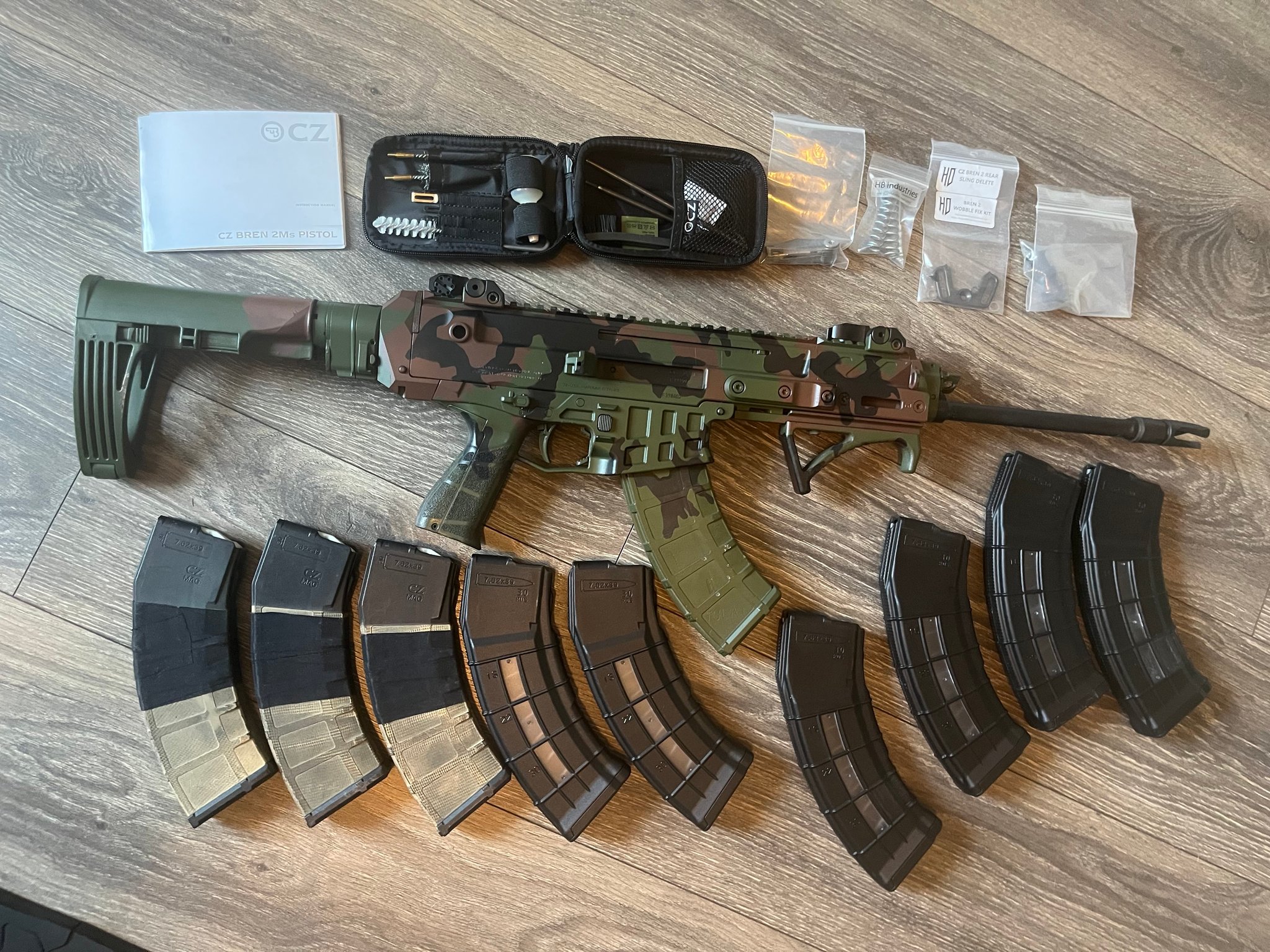 CZ Bren 2 Ms 5.56mm Semi-Auto Pistol