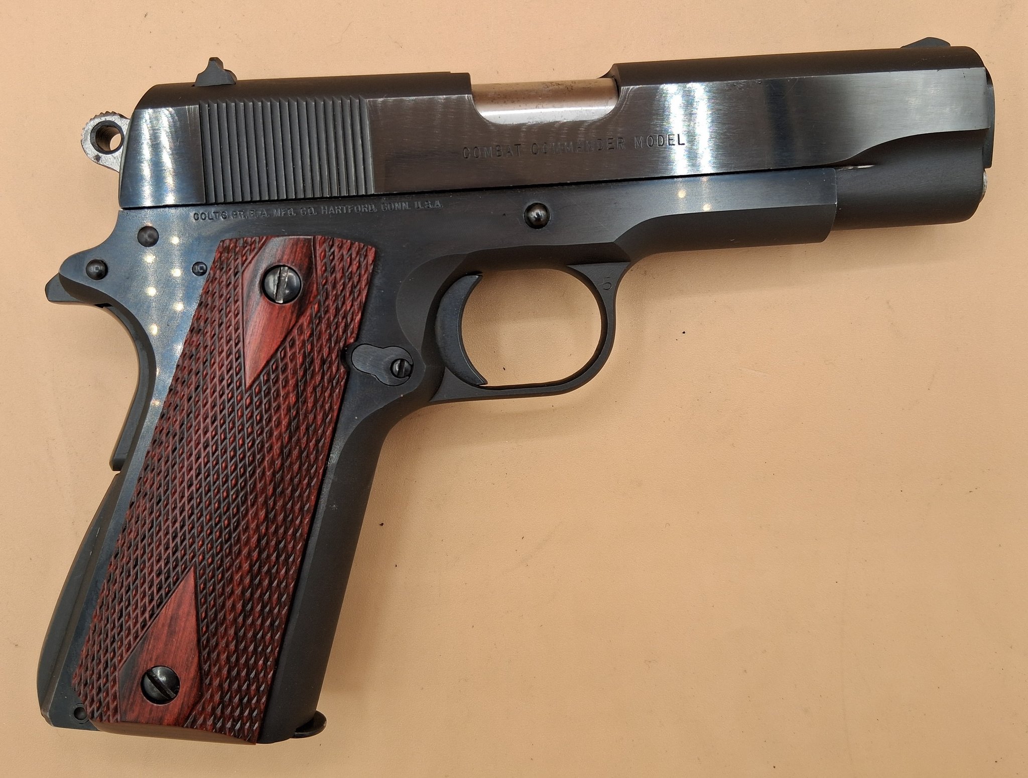 Colt Combat Commander 9mm Luger Pistol