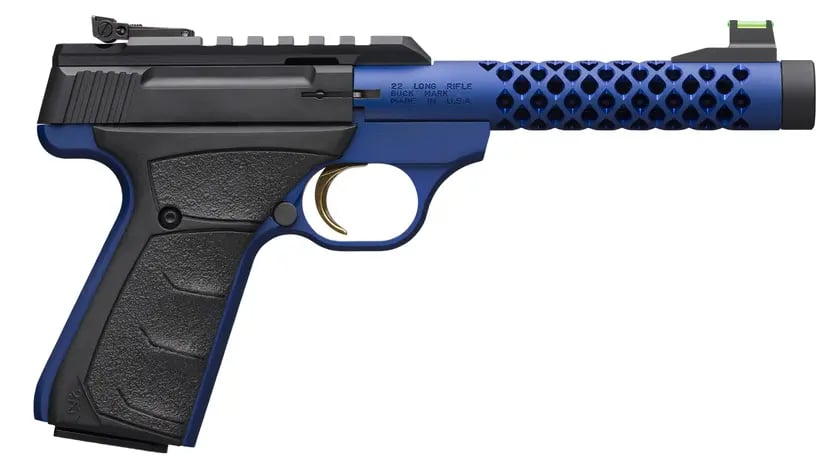 Browning Buck Mark Plus Vision 22LR Rimfire Pistol with Threaded Barrel