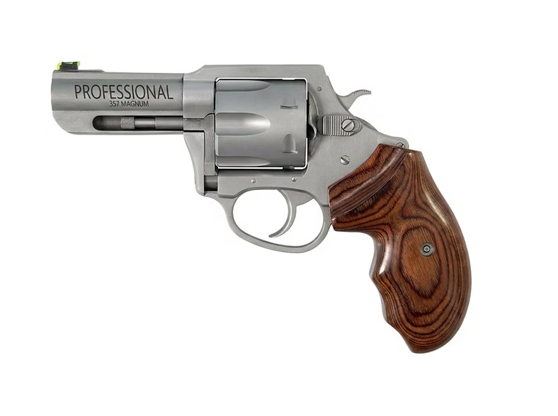 Charter Arms Professional V Stainless .357 Magnum 3" Barrel 6-Round Revolver